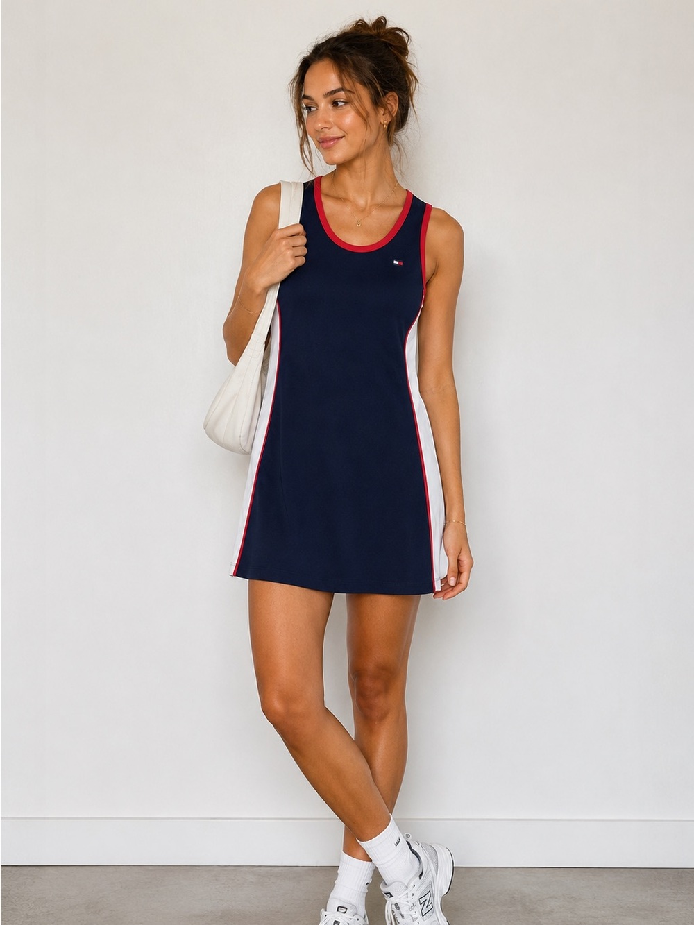 Sporty Tommy Hilfiger Dress, Size Medium, 100% Cotton